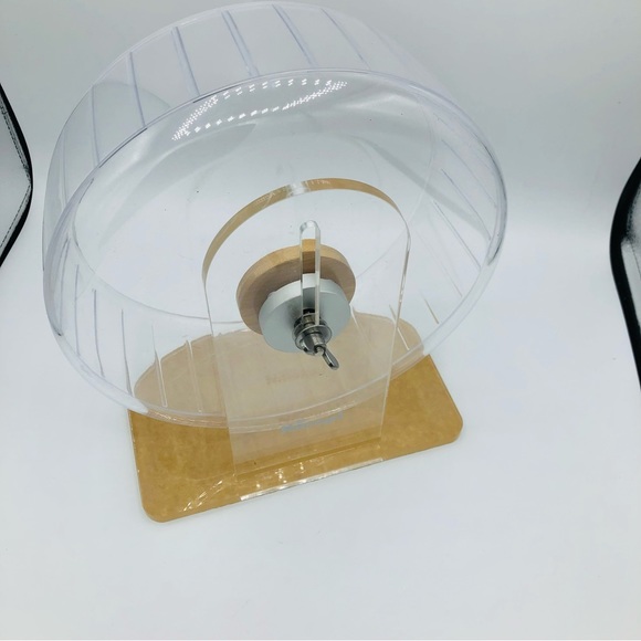 Big super silent hamster clear exercise running wheel quiet spinning - Picture 5 of 7